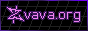 button that says zvava.org in magenta, the z has a vertical strike through it, and it's over a gray on black grid with a purple border